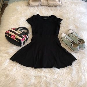 All Black outfit (Skirt and Top) For Girls (6-7)